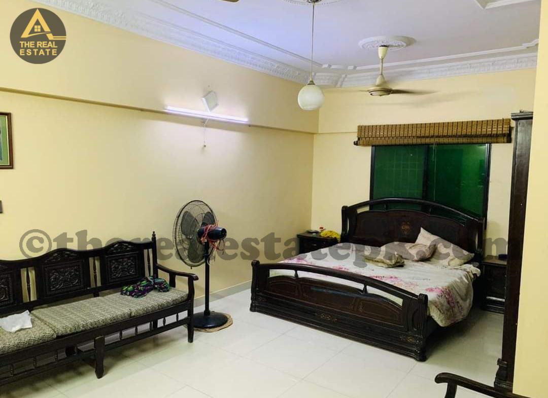 3 bed dd apartment living room – jable rehmat tower