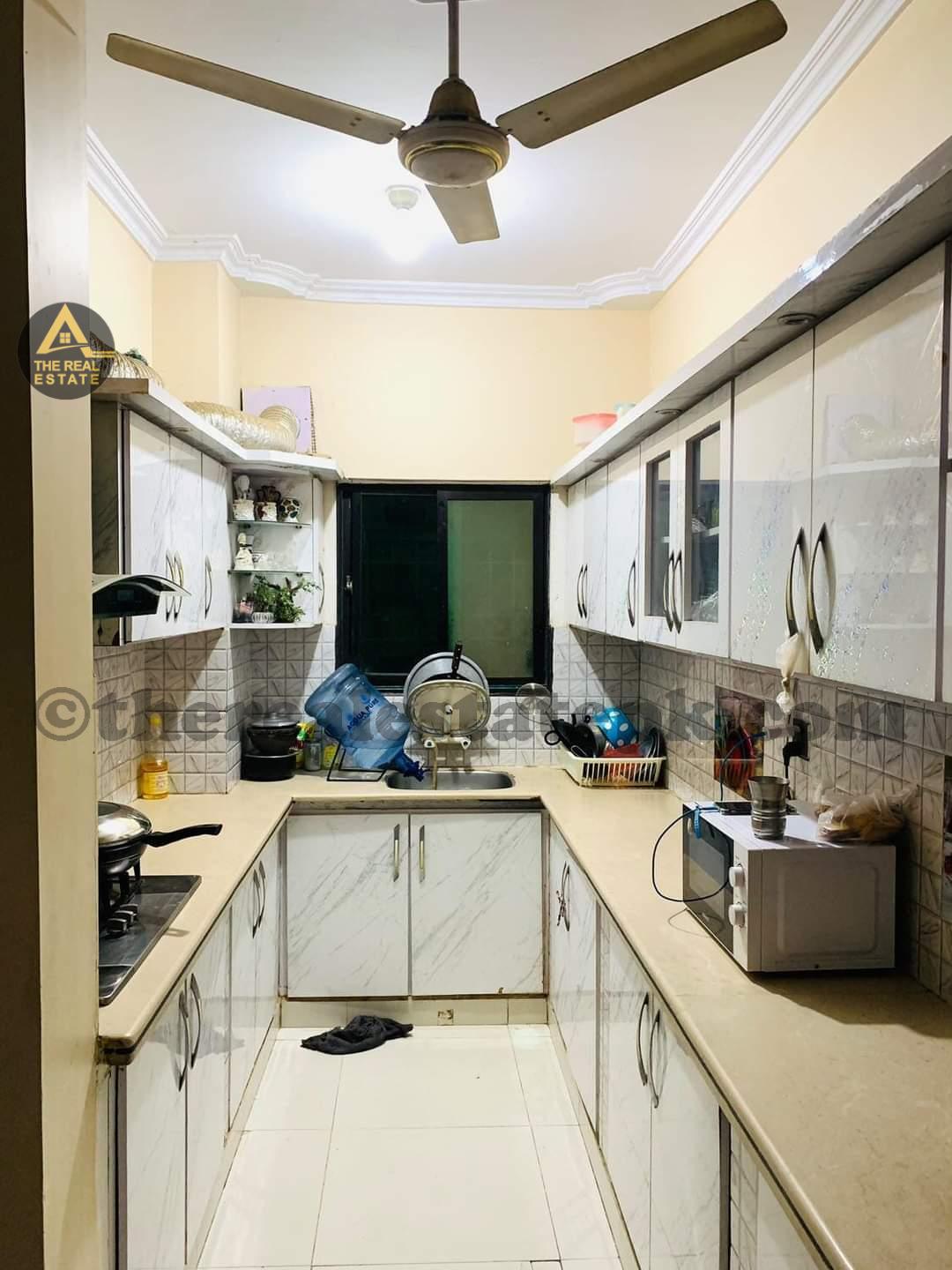 american kitchen in furnished apartment johar