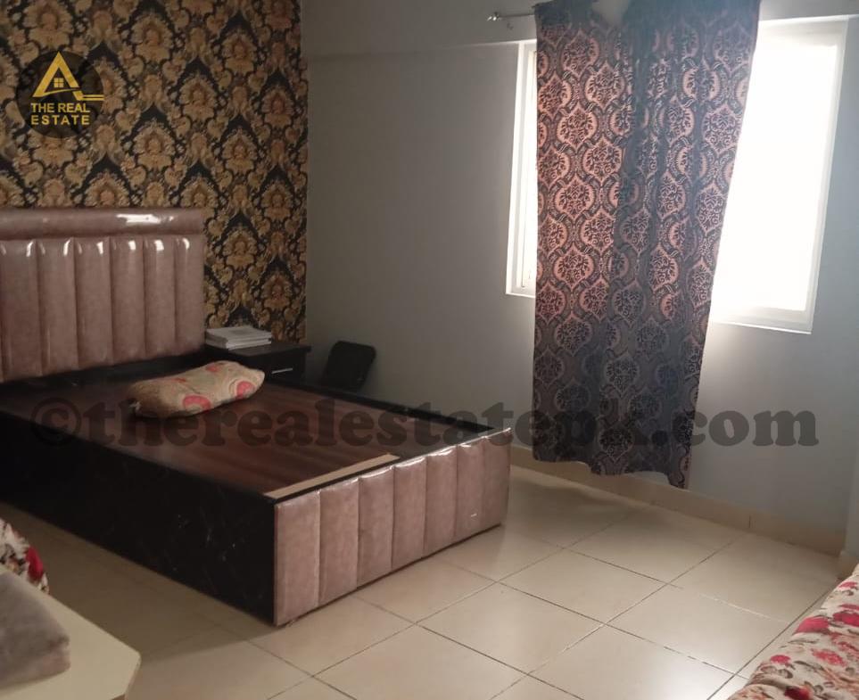 Drawing and dining area in Gulshan-e-Iqbal house