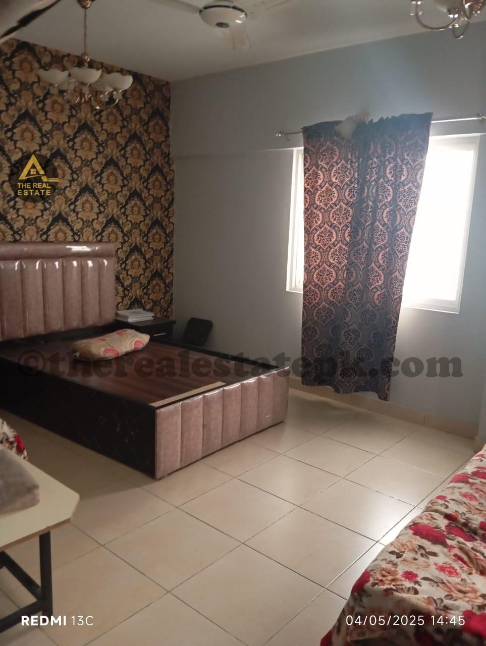 Drawing and dining area in Gulshan-e-Iqbal house