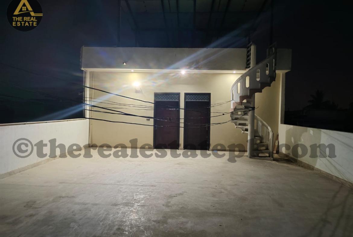 Solar panel system on rooftop - 11 kW installation