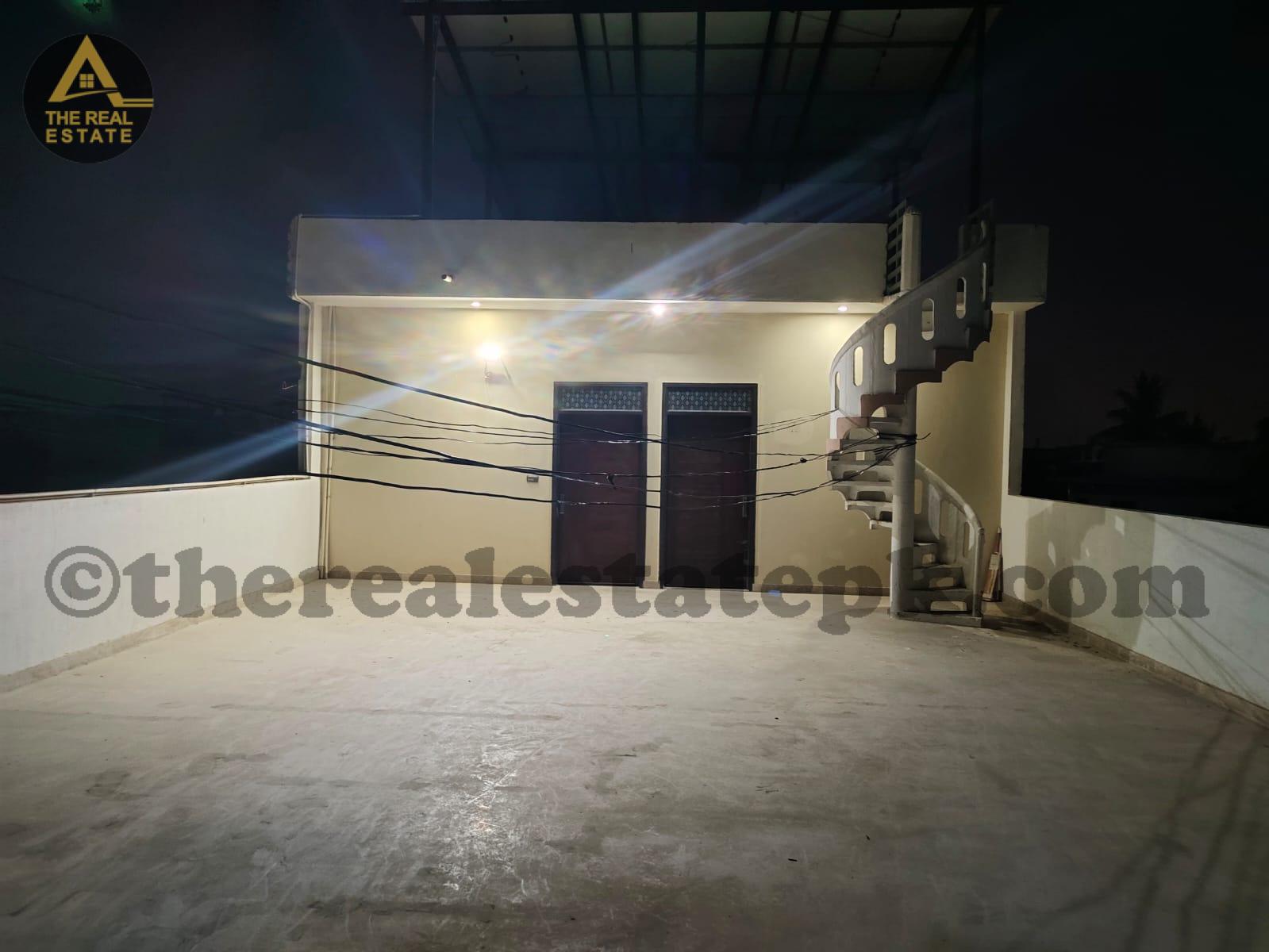 Solar panel system on rooftop - 11 kW installation