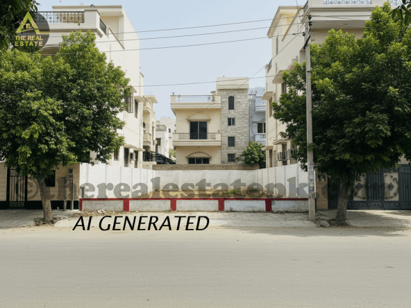 plot for sale in Gulshan-e-Iqbal 200 sq yards west open